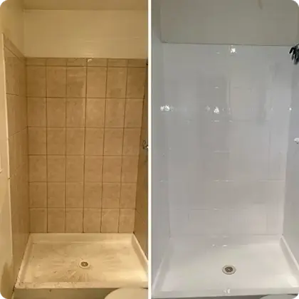 a shower stall